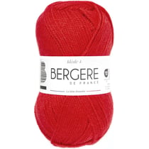 Pelote de laine - Rouge - 50% Laine 50% acrylique - Bergère de France - Idéale 4