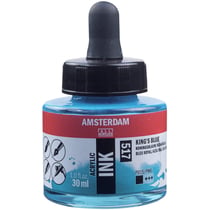 Flacon encre acrylique Acrylic Ink Amsterdam 30ml bleu royal