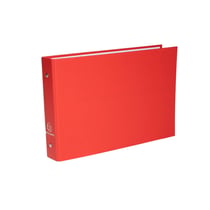 Classeur rembordé polypropylène pour fiches bristol 125x200 2 anneaux 25mm - Couleurs assorties - x 10 - Exacompta