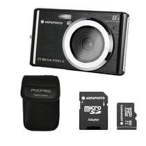 AGFA PHOTO Realishot DC5200 - Appareil Photo Numérique Compact, CMOS 21MP, Écran LCD 2,4", Zoom Digital 8x, Vidéo HD 720p, Batterie Lithium, Cartes SD, Modes Scène