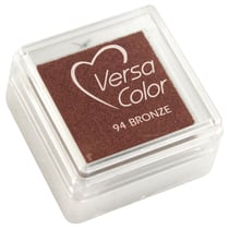 Tampon encreur "Versacolor", bronze brillant, 2,5x2,5 cm