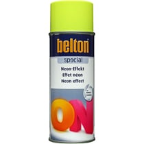 Bombe de peinture - Effet néon fluorescente - Jaune fluo - Tous supports - Belton - 400ml