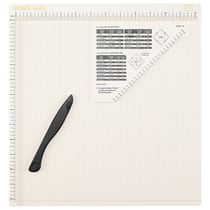 Planche de rainurage - 30,5 x 30,5 cm - Score Easy - Blanc Cassé - Vaessen Creative