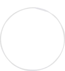 Armature abat-jour cercle Ø 25 cm blanc