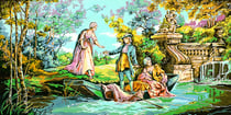 Canevas SEG Promenade Galante 65 x 120 cm