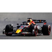 Voiture Miniature de Collection - SPARK - RED BULL RB18 - Vainqueur GP Belgique 2022 - 1/43 - Bleu/Rouge/Jaune