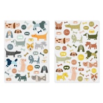 MégaCréa DIY - Gommettes chiens 2 planches différentes 87 pièces