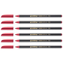 Lot de 6 feutres de coloriage métallisé pointe ronde 1-3 mm - EDDING - Rouge