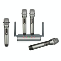 Système Microphone Sans Fil 4 Canaux Pour Événements Et Performances YONIS