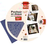 Pochoir de Noël 25 cm Etoile de Noël 8,5 cm