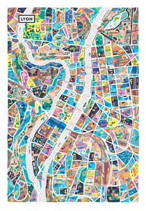 Puzzle 1000 pièces - Lyon - Grafika
