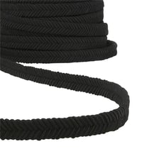 Bobine 15m Galon chevrons Noir 15mm