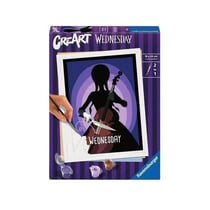 Mercredi - Set de peinture par numéros CreArt Mercredi 18 x 24 cm