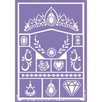 Pochoir de maquillage pour enfant Princesse