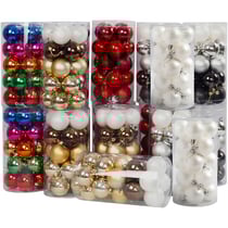 Boules de Noël, d 6 cm, Le contenu peut varier , 24x20pièces/ 1 Pq.