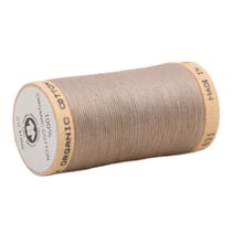 Bobine de fil 100% coton bio 275m taupe