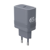 Force Power Chargeur Secteur USB-C 65W Power Delivery Modèle Cube Ultra-Compact GaN Gris