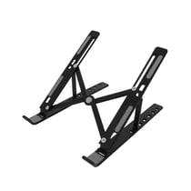 Support Bureau Macbook Ordinateur Portable Hauteur Ajustable Pliable Noir