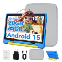 Tablette enfant KOTSREN Android 15 Bleu 10.1 pouces