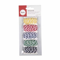 5 ficelles bicolore 4 m de long