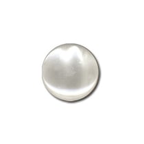 Bouton en forme de Bonbon couleur Blanc 13mm