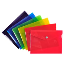 Pochette pression Iderama en polypropylène - Couleurs assorties - x 30 - Exacompta