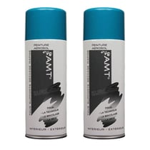 Lot de 2 sprays de peinture - turquoise - AMT