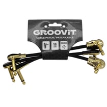 GROOVIT® – Pack de 3 Câbles Patch Gold Series 15 cm