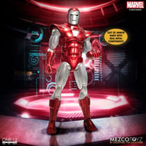 Marvel - Figurine 1/12 Iron Man Silver Centurion Edition 16 cm - MEZCO TOYS