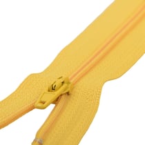 Fermeture fine à glissière non séparable polyester maïs spirale 4mm