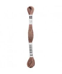 Fil à broder mouliné Uni - Rico Design 254 Marron