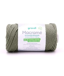 Bobine de corde MACRAME 330 GR - Gründl 3 Gris