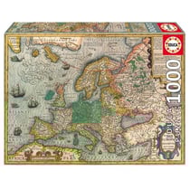 Puzzle Carte d'Europe - 1000 pièces - Marque Educa - Theme Voyage et cartes