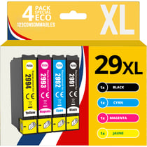 Pack compatible EPSON T29XL 4 cartouches - 123CONSOMMABLES