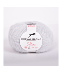 Fil à tricoter SOFTINE - Cheval Blanc 071 Gris