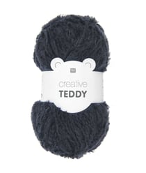 Fil à tricoter Creative Teddy 100 gr - Rico Design 03 Bleu Marine