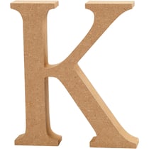 Lettre, K, H : 8 cm, ép. 1,5 cm, 1 pièce
