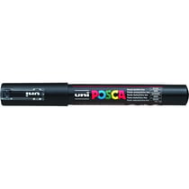 Lot de 6 Marqueurs pointe conique extra-fine POSCA PC1MC 0,7 - 1mm Noir POSCA