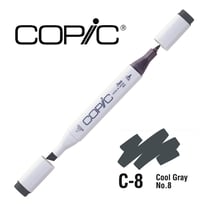 Copic - Marqueur à l'alcool Copic Marker C8 Cool Gray No.8