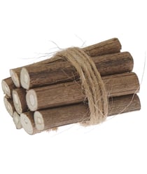 Bois de chauffage miniature - 2 x 3,5 x 2 cm pour le monde des Lutins - Rico Design Bois