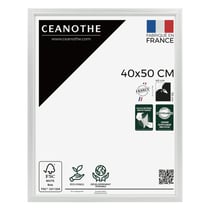 Cadre photo Perle gris clair 40x50 cm