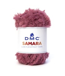 Pelote de Fourrure SAMARA - 100g - DMC : Douceur et Élégance pour vos Projets Tricot 410 Rose