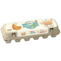 Memo sonore mem'oeuf : 12 oeufs - 6 bruits - memory en bois enfant - vilac - 2418
