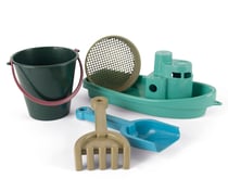 Bateau et seau de plage