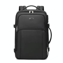 Sac À Dos Ordinateur 15.6 Pouces Avec Ports USB Type-C Anti-Vol Élégant Noir Noir YONIS