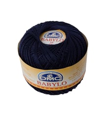 Fil à crocheter Babylo Gross. 10 - Col. 823 - Bleu Myrtille