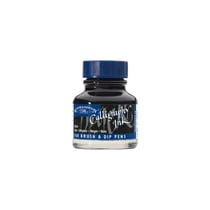 Encre pour calligraphie - Noir - Winsor et Newton - Flacon de 30ml - Beaux-arts