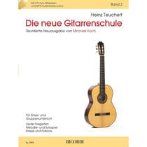 Heinz teuchert : die neue gitarrenschule band 2 - guitare - recueil + enregistrement(s) en ligne