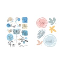 2 transferts textiles thermocollants A5 Slow Life