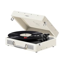 Mixx Audio - Platine vinyle portable BT Revival 55 Stereo - Crème